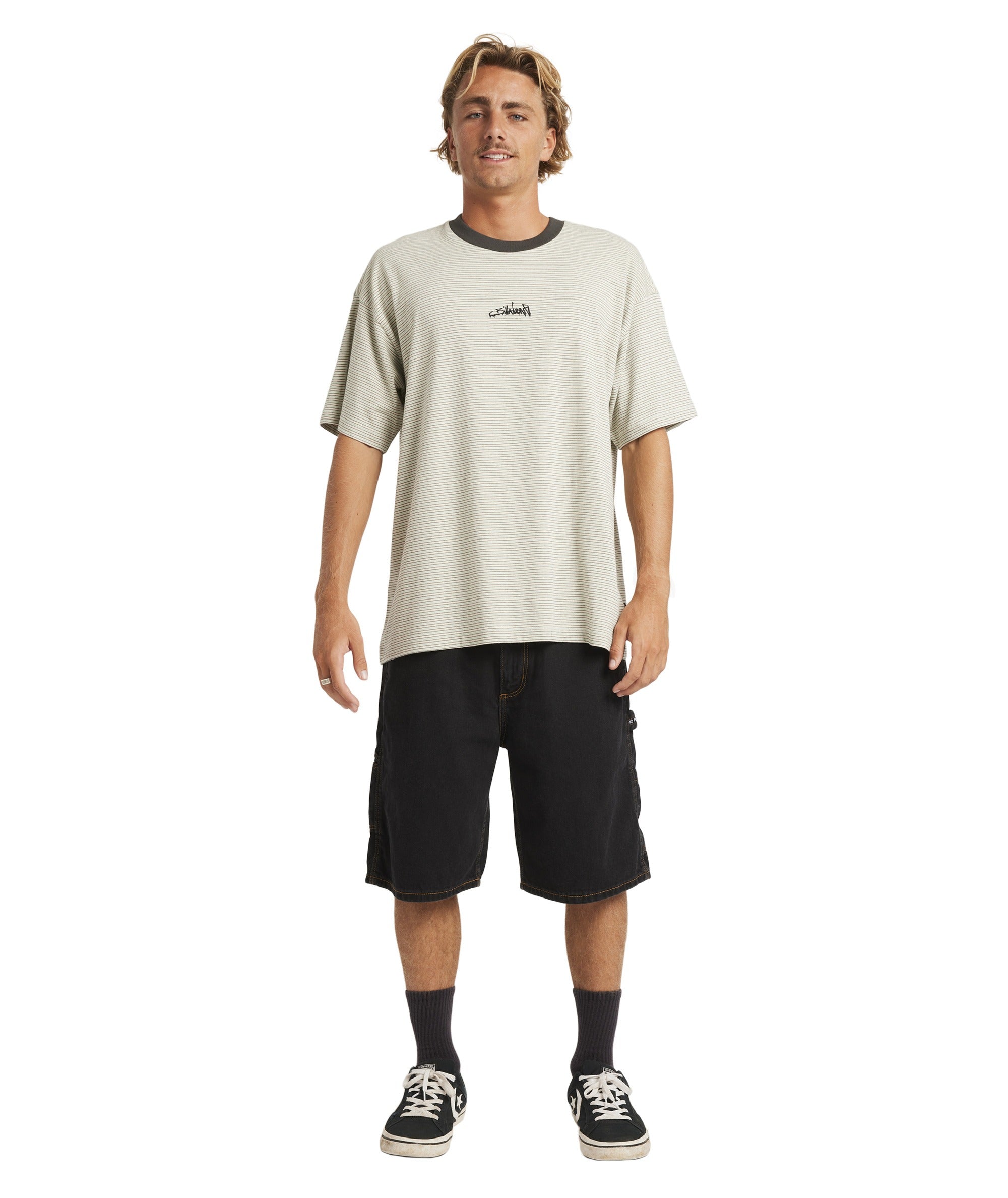 Billabong Absence Stripe Og Ss in CHINO