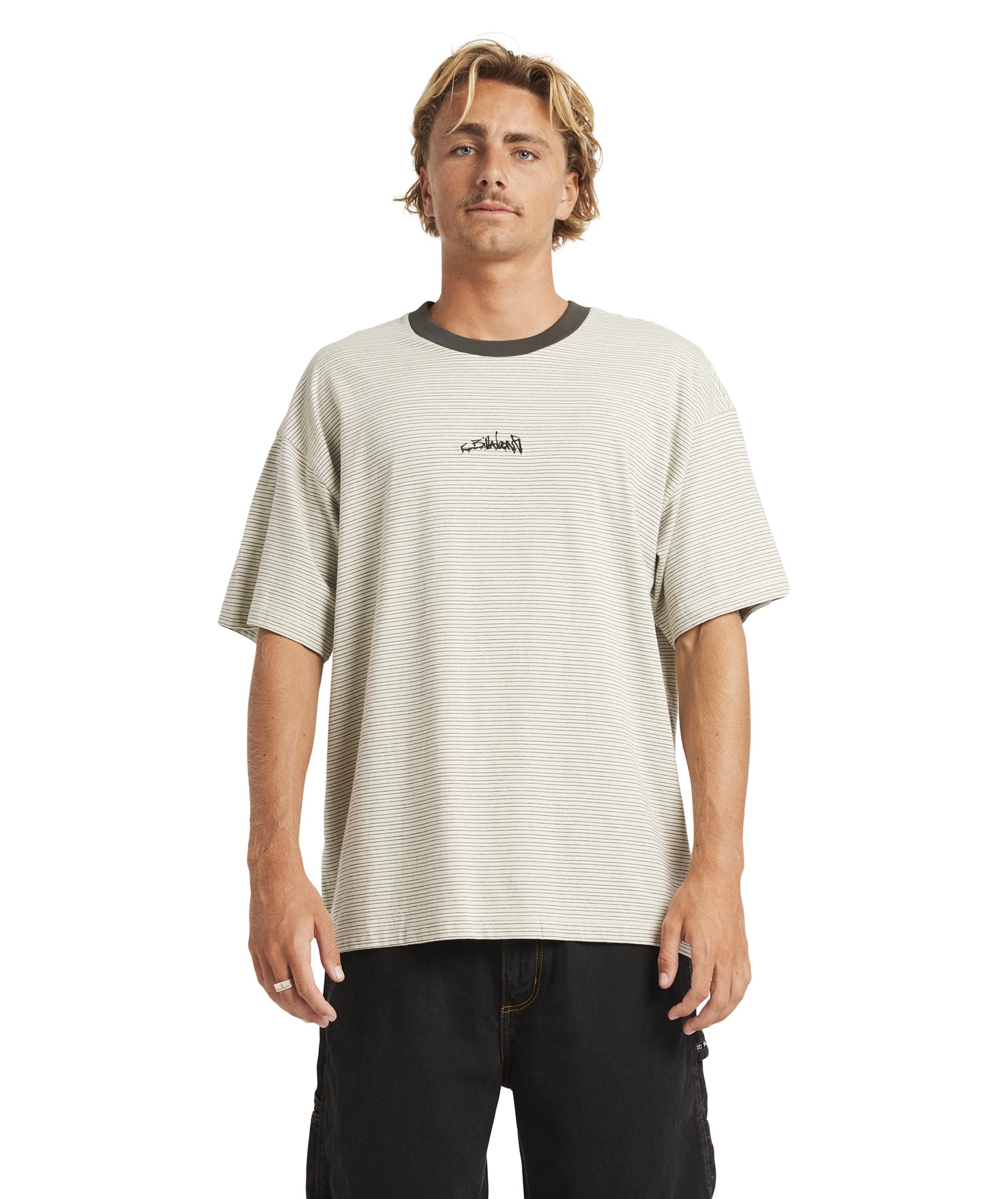 Billabong Absence Stripe Og Ss in CHINO