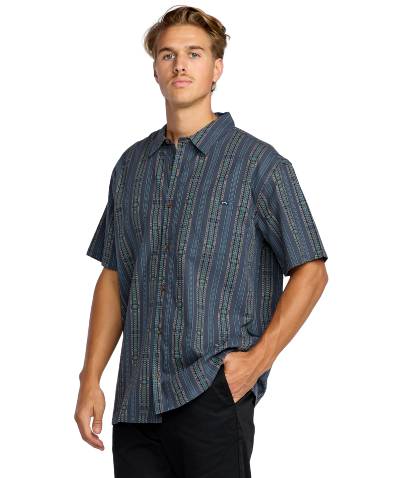 Billabong Sundays Jacquard Ss in DARK NAVY