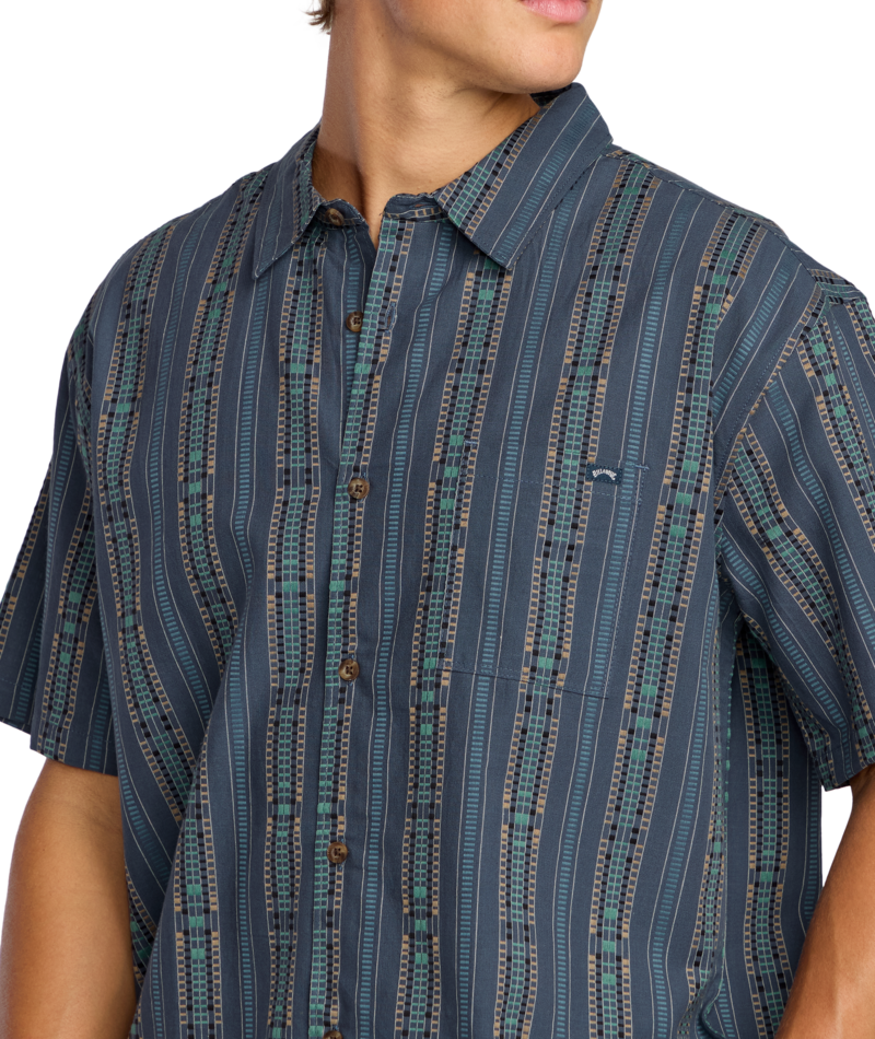 Billabong Sundays Jacquard Ss in DARK NAVY