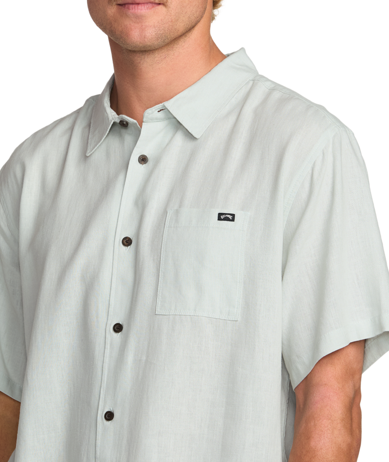 Billabong Ricardo Ss in Ash Blue