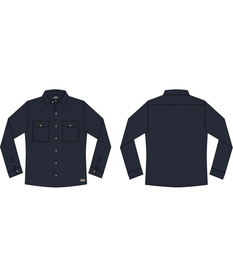 Billabong Bong Days Ls in NAVY