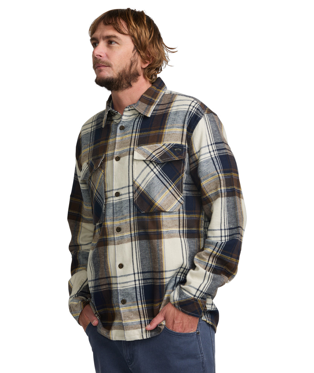 Billabong Bad Dog Flannel in SILVER