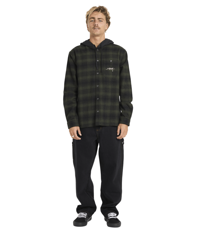 Billabong Baja Sur Flannel in BLACK
