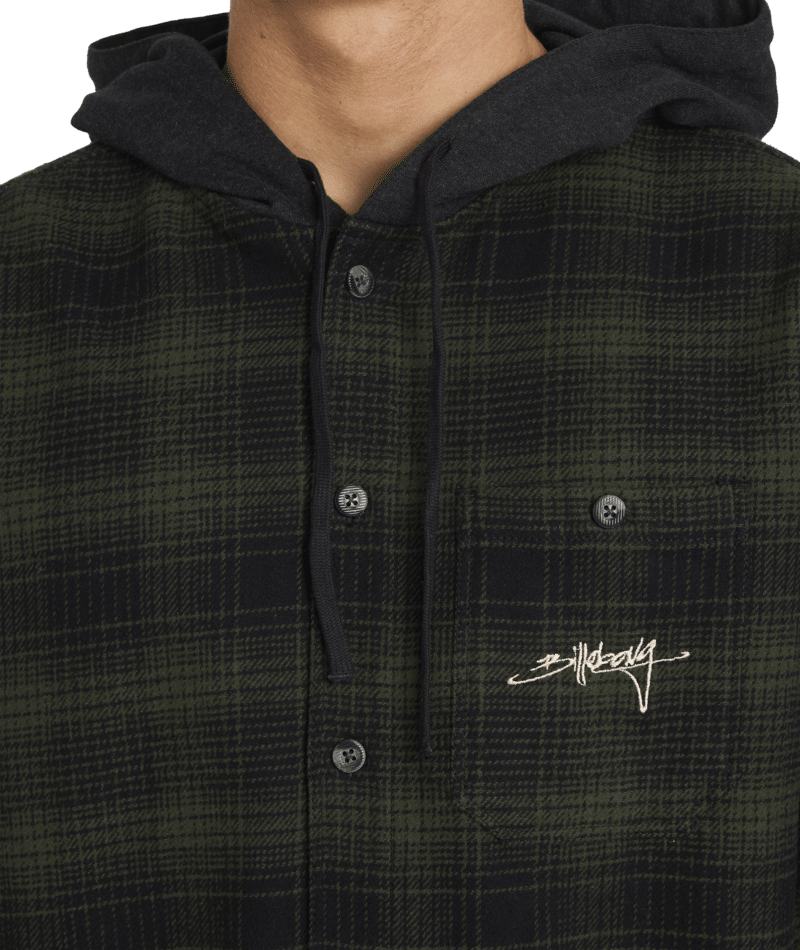 Billabong Baja Sur Flannel in BLACK