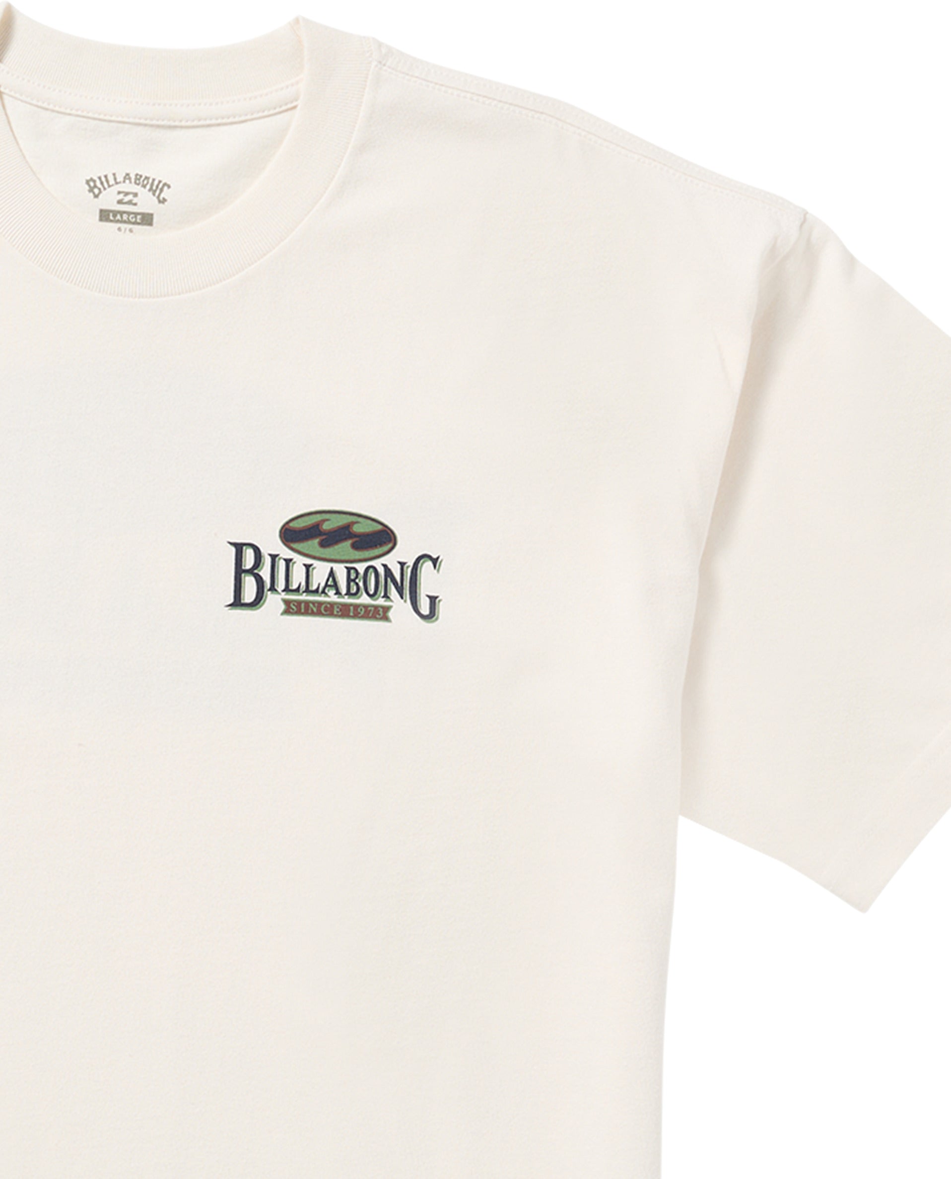 Billabong Double Spread Og Ss in OFF WHITE