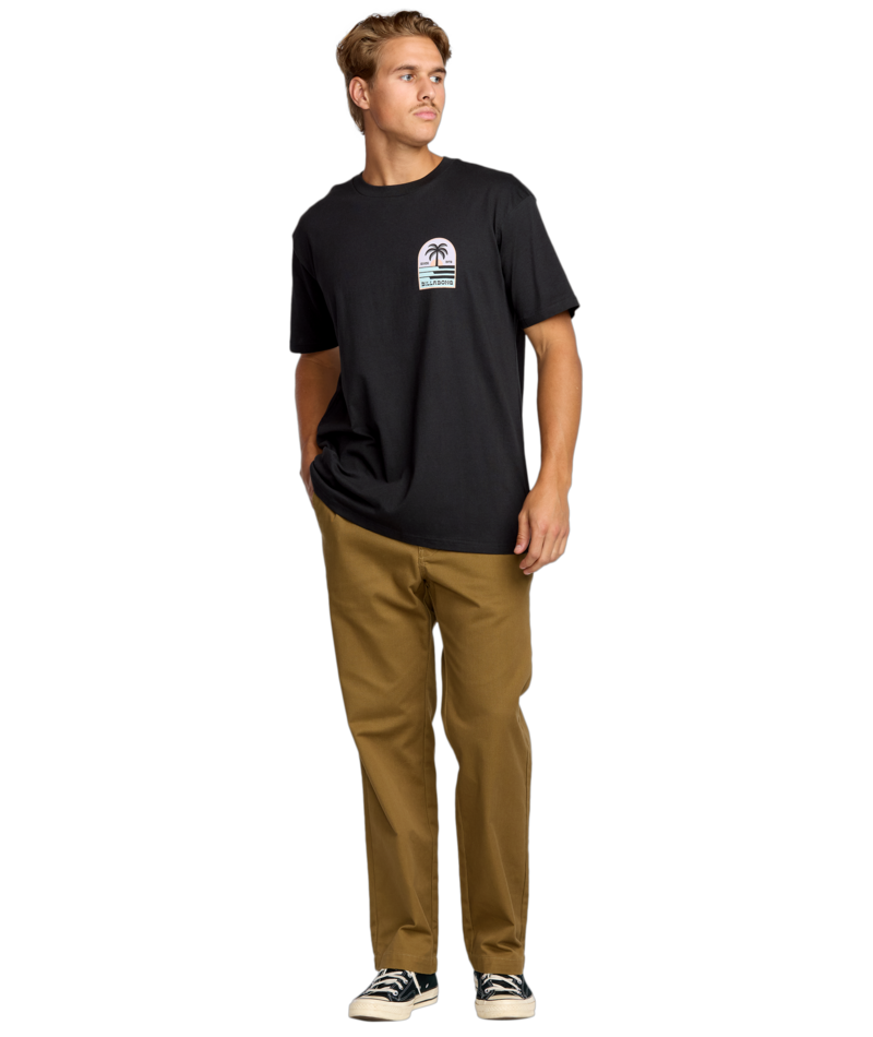 Billabong Portal Premium Ss in WASHED BLACK