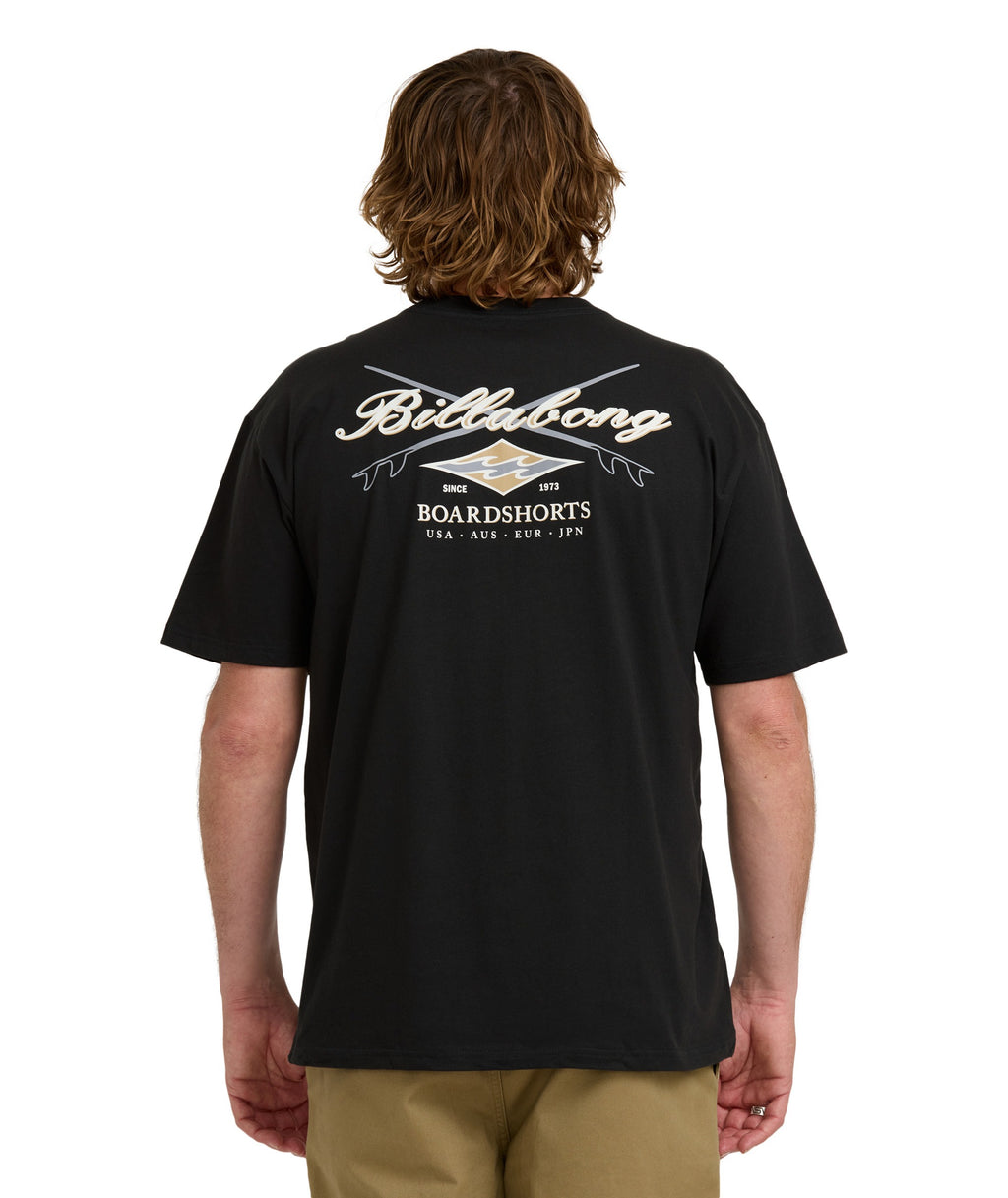 Billabong Crossboards Regular Ss in WASHED BLACK