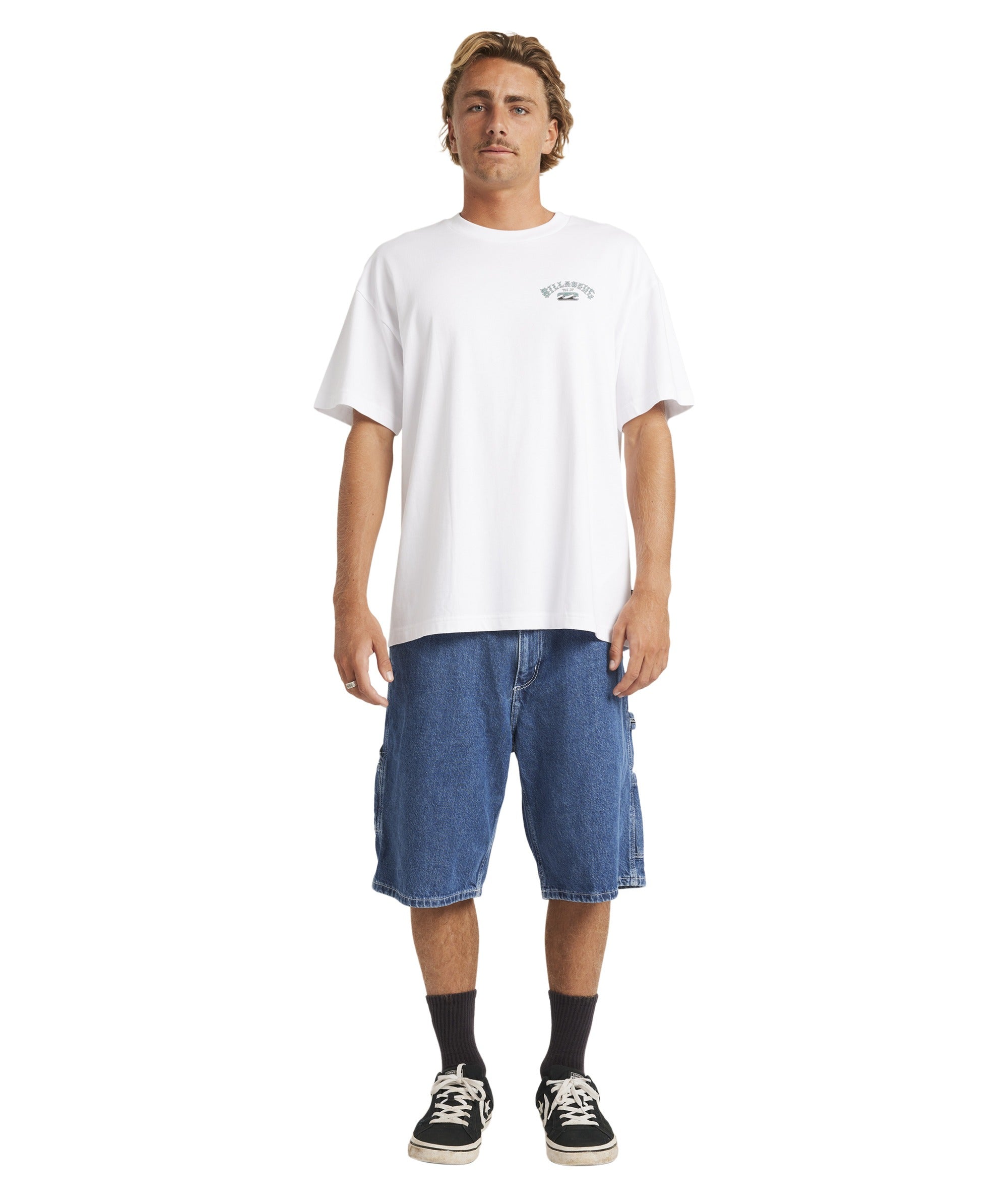 Billabong Heritage Arch Og Ss in WHITE