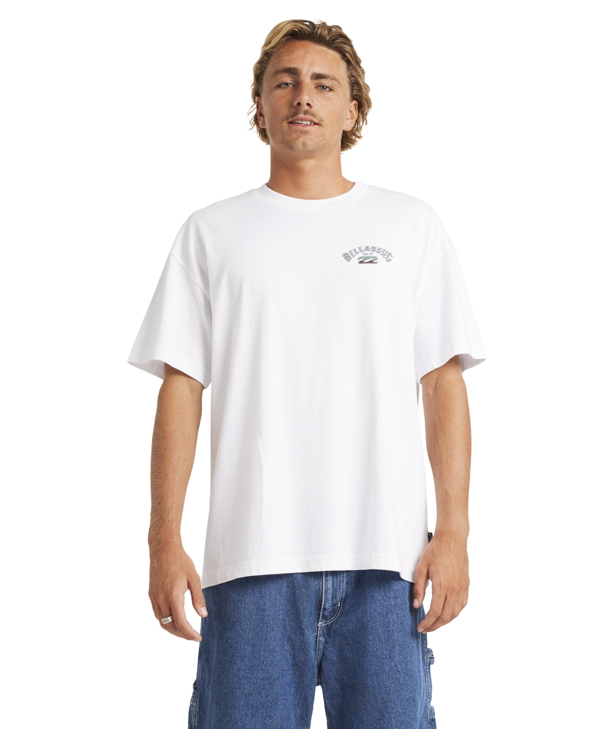 Billabong Heritage Arch Og Ss in WHITE