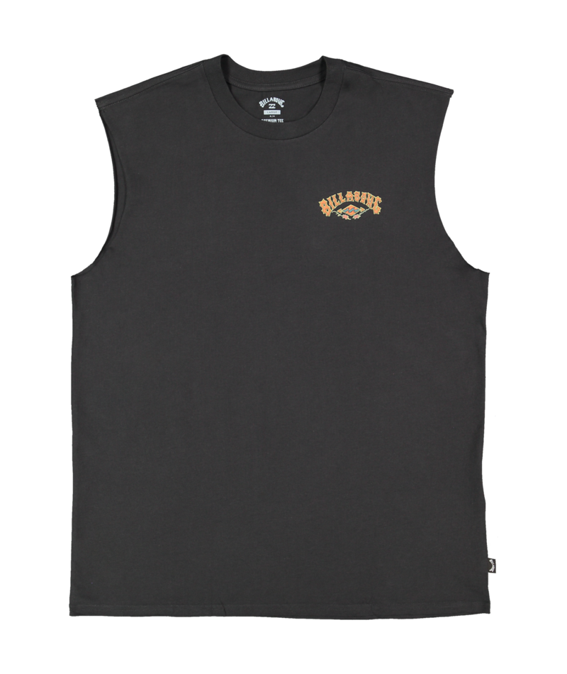 Billabong Heritage Arch Muscle in WASHED BLACK