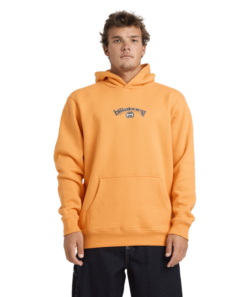 Billabong Spec Bio Arch Pop Hood in DUSTY ORANGE