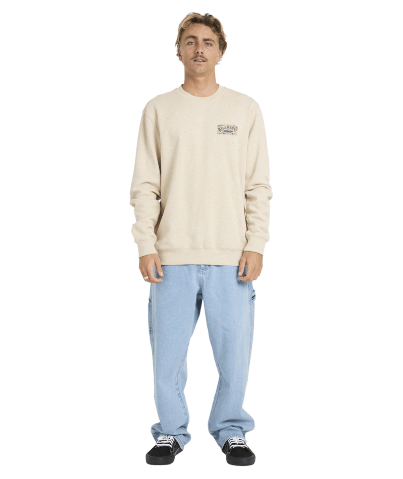 Billabong Short Sands Crew in OATMEAL HEATHER