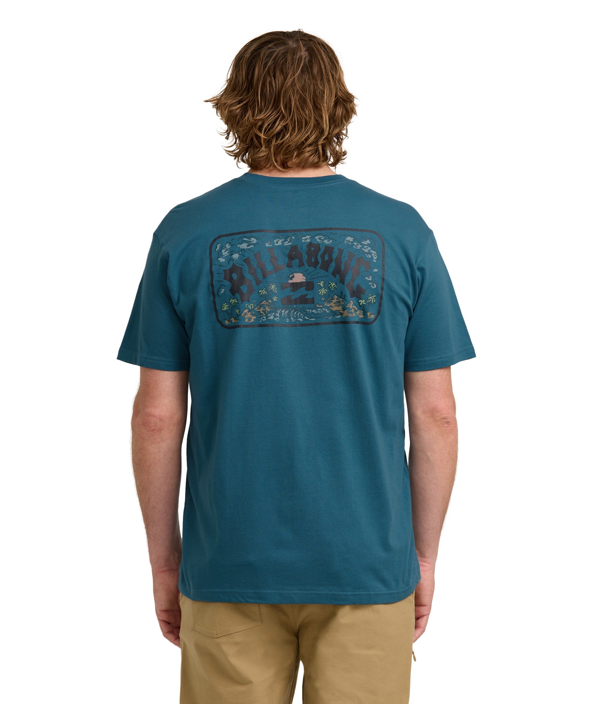 Billabong Scenic Arch Adiv Ss in REAL TEAL