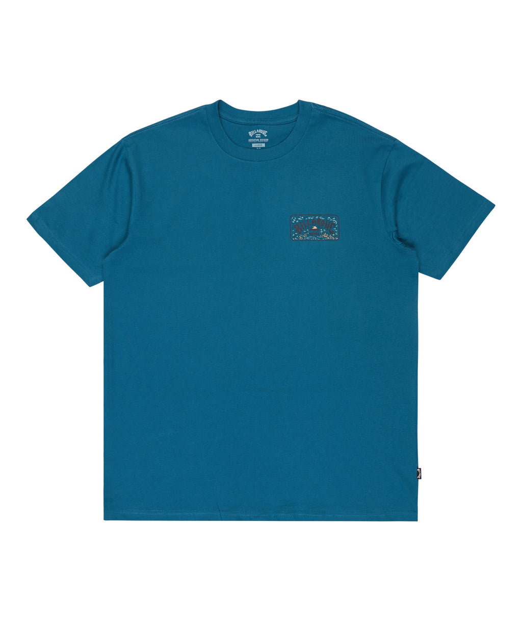 Billabong Scenic Arch Adiv Ss in REAL TEAL