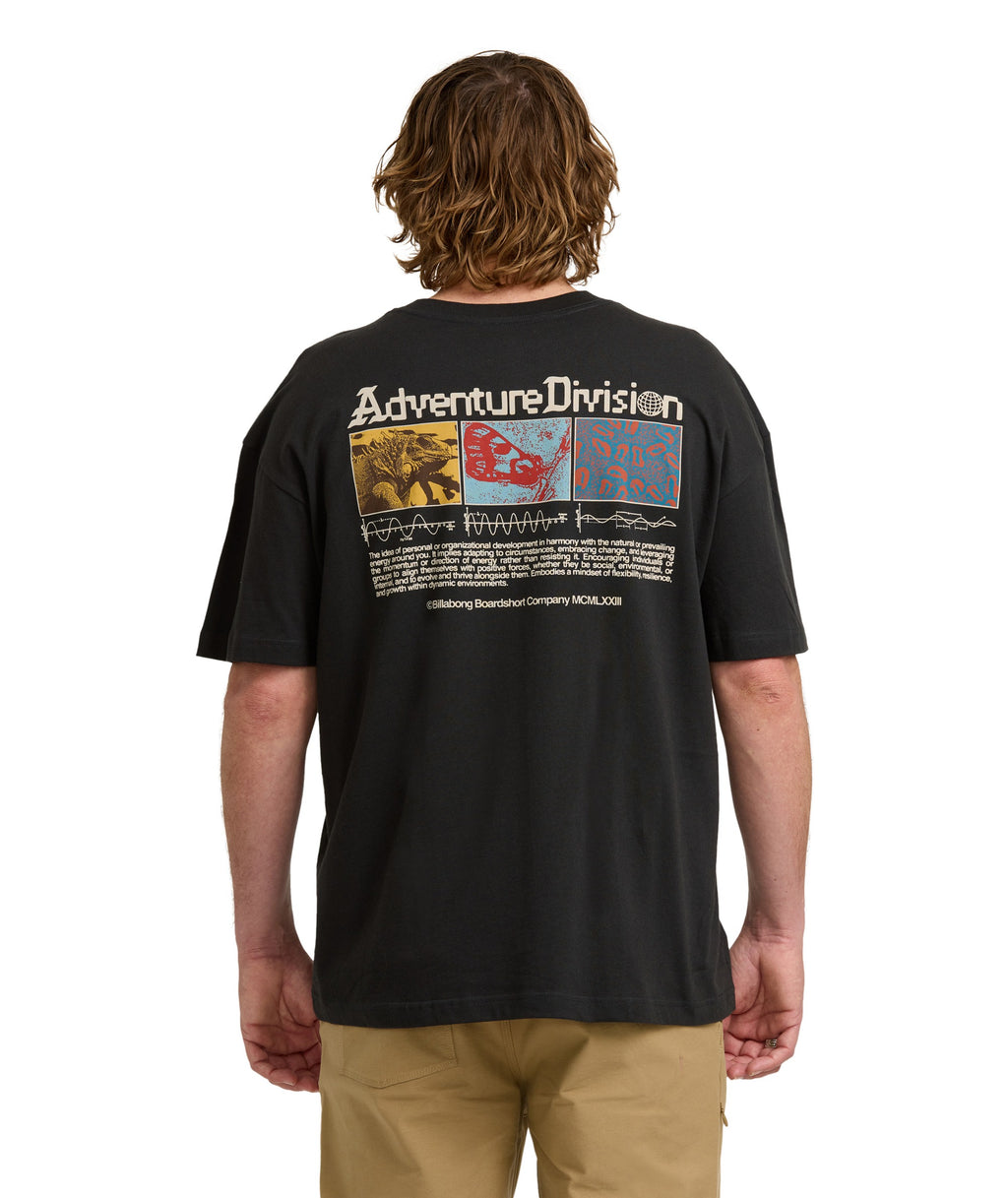 Billabong Evolve Adiv Og Ss in WASHED BLACK