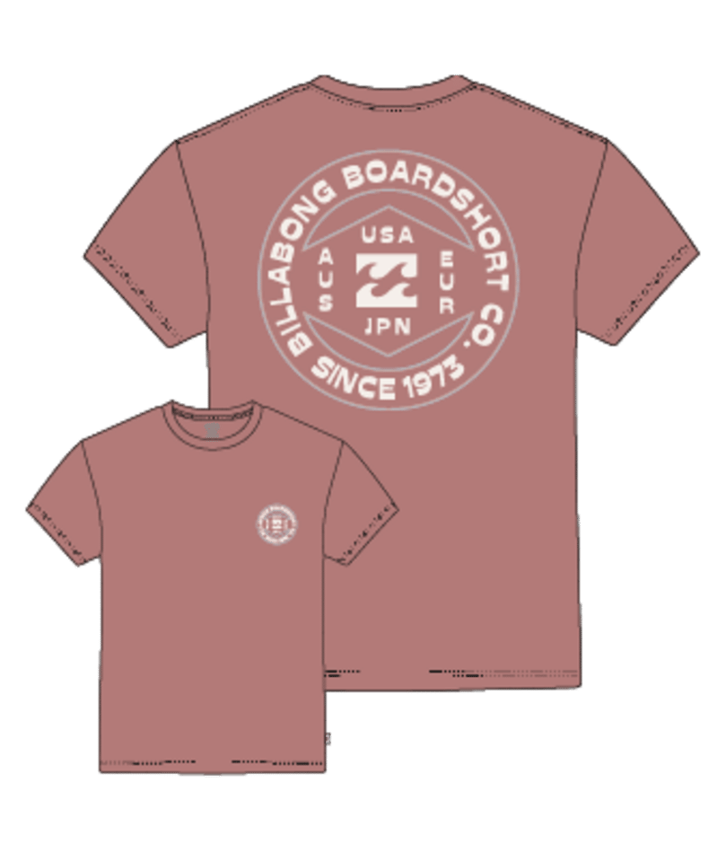 Billabong Rotation Premium Ss in Dusty Rose