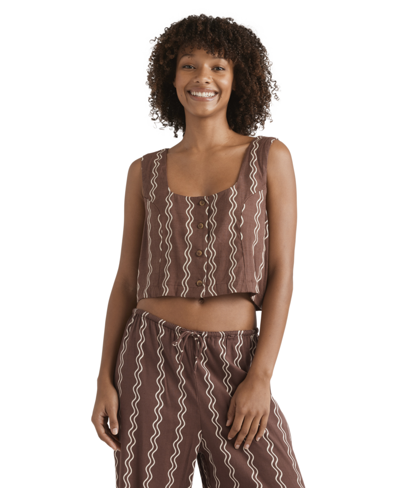 Billabong Another Wave Wvn Tank in ESPRESSO