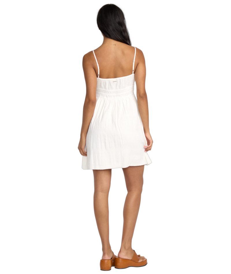 Billabong Sweet On You Mini Dress in SALT CRYSTAL