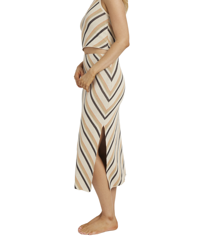 Billabong All Out Swtr Midi Skirt in MULTI