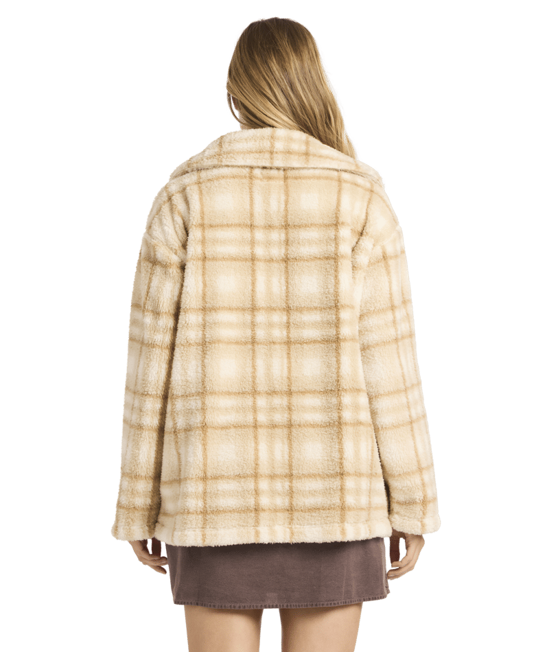 Billabong Check Ya Jacket in WHITECAP