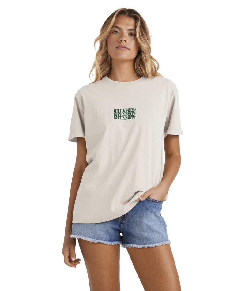 Billabong Surf High Tee in SALT CRYSTAL