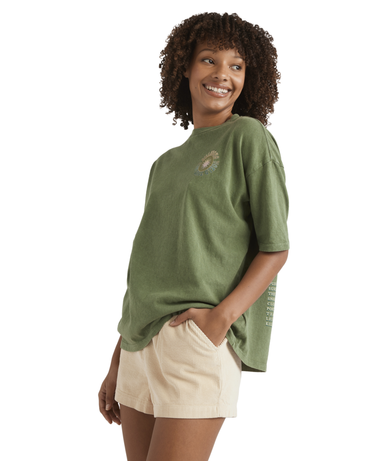 Billabong Take A Tour Tee in LUV ARMY