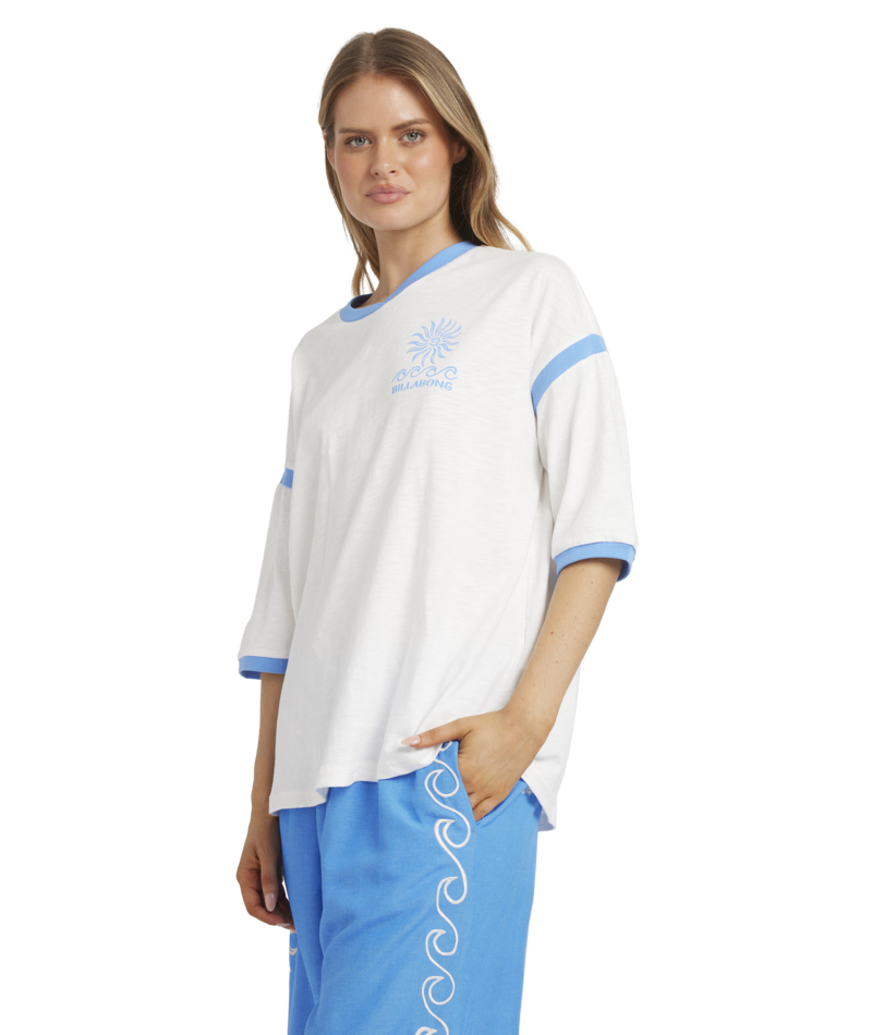 Billabong Find Me Here Tee in SALT CRYSTAL