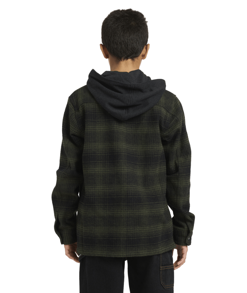 Billabong Boys Baja Surf Flannel in BLACK