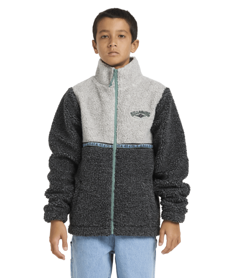 Billabong Boys Tombstone Zip Thru in OATMEAL HEATHER