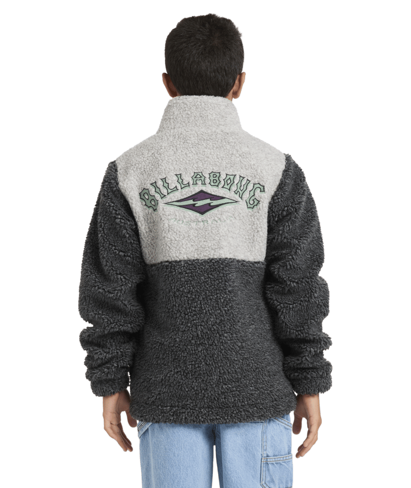 Billabong Boys Tombstone Zip Thru in OATMEAL HEATHER