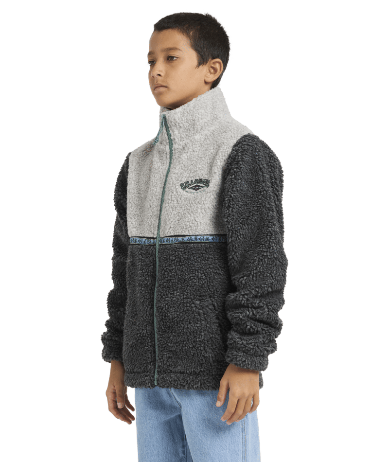 Billabong Boys Tombstone Zip Thru in OATMEAL HEATHER