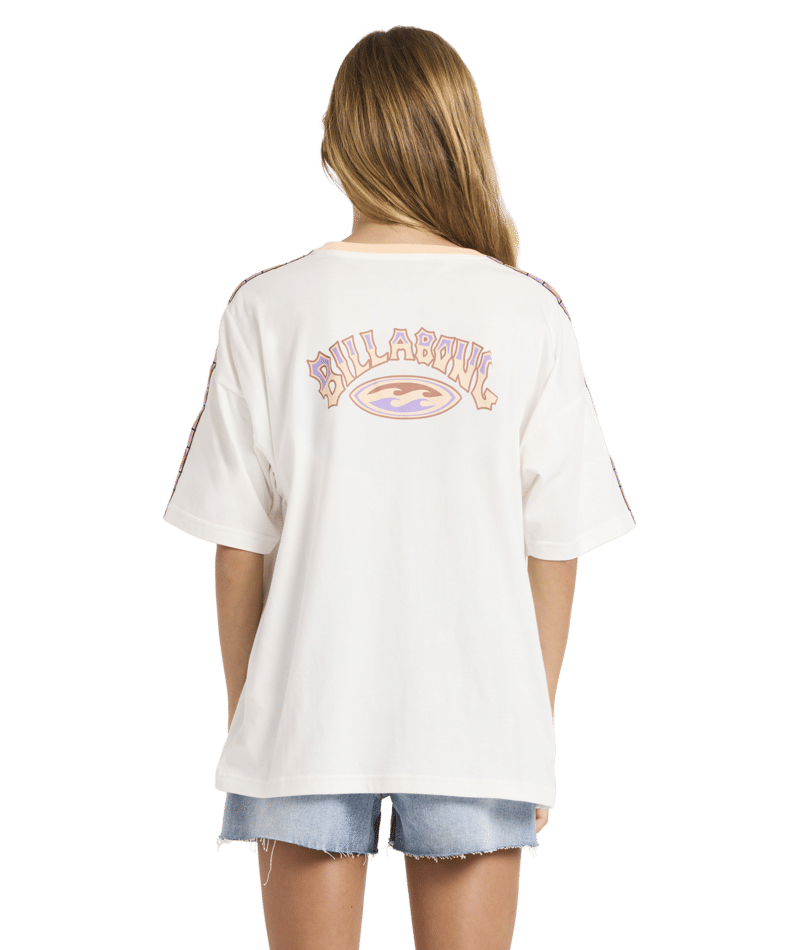 Billabong Old Dayz Tee in SALT CRYSTAL