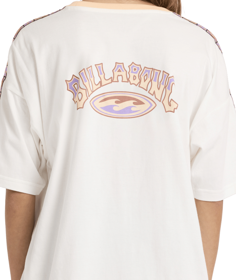 Billabong Old Dayz Tee in SALT CRYSTAL