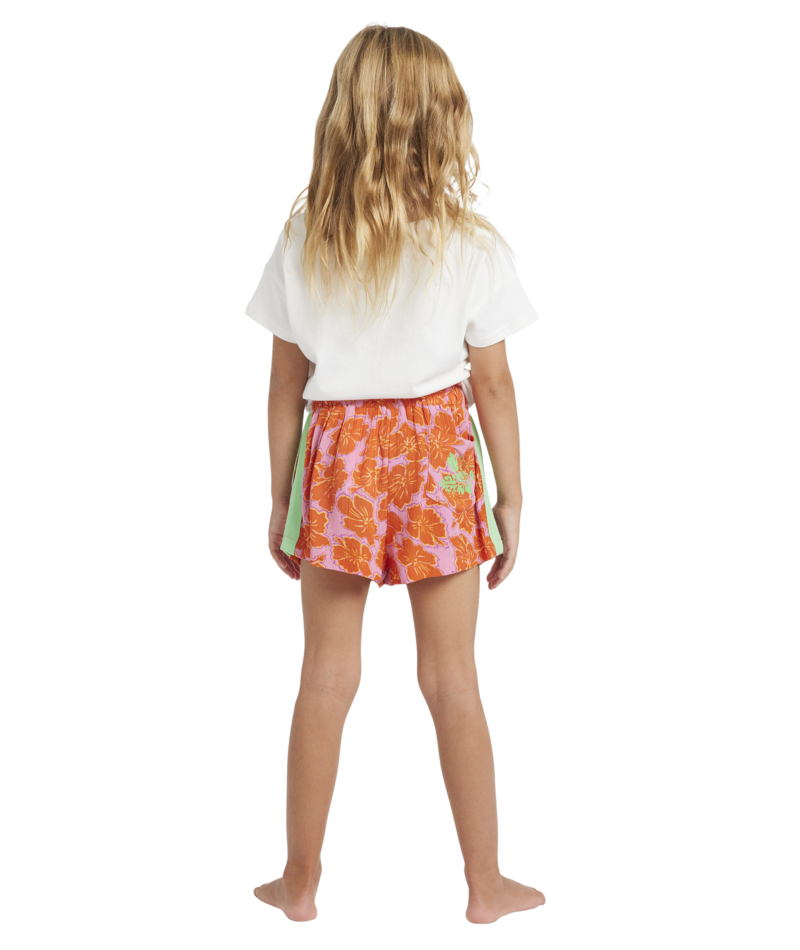 Billabong Happy Hibiscus Olly Shorts in PARTY PINK