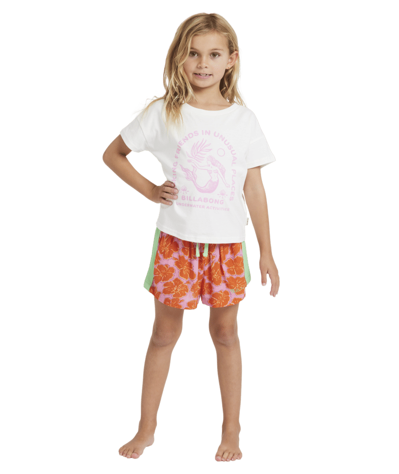 Billabong Friends In Places Tee in SALT CRYSTAL