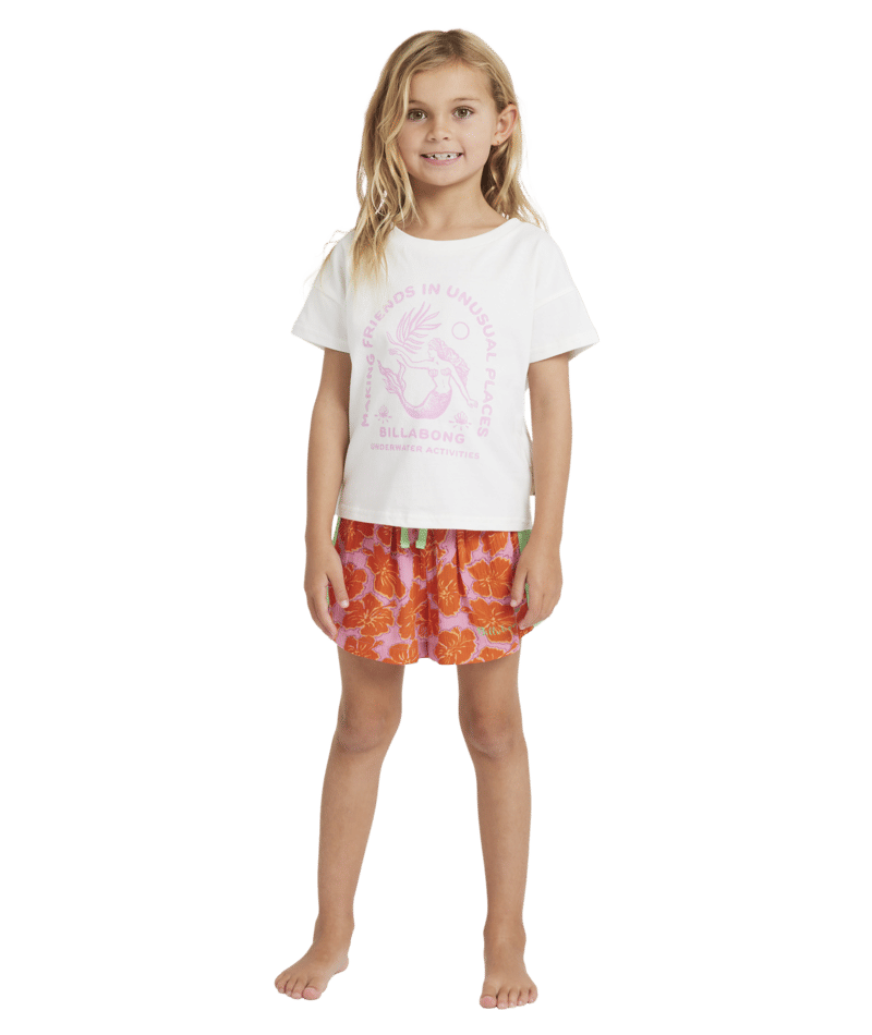 Billabong Friends In Places Tee in SALT CRYSTAL