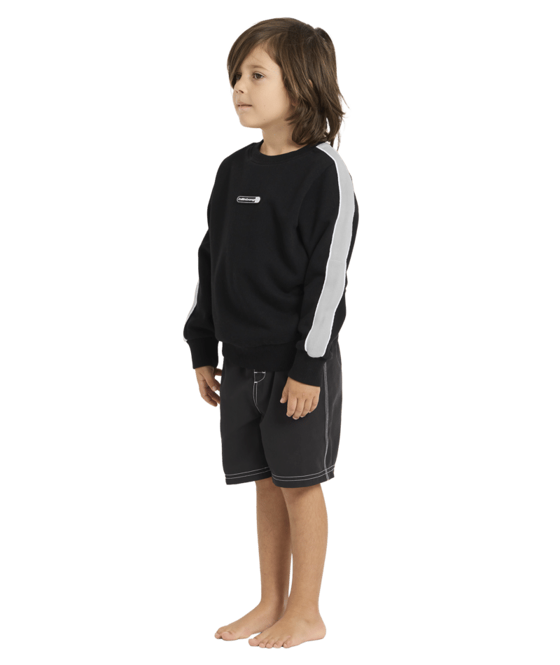 Billabong Groms Spec 73 Bio Pill Crew in BLACK