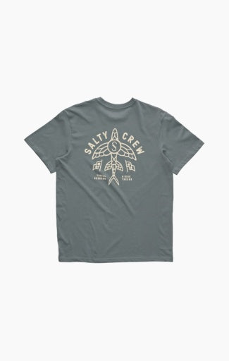 Salty Crew Flyer Premium Ss Tee in STORM