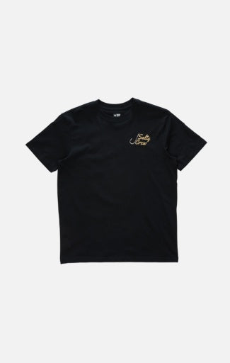 Salty Crew Hooked Up Premium Ss Tee in BLACK