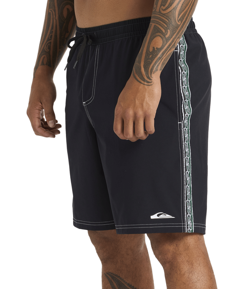 Quiksilver Pu-Tawhiro Volley 20 in BLACK