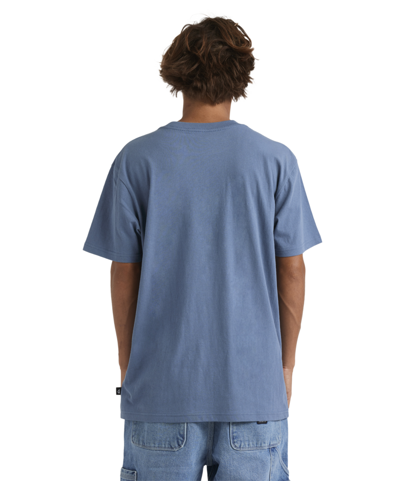 Quiksilver Comp Check Ss in CHINA BLUE