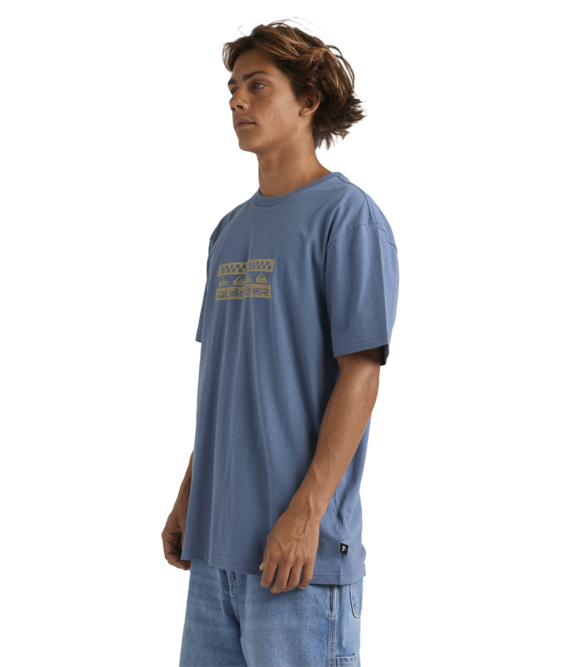 Quiksilver Comp Check Ss in CHINA BLUE