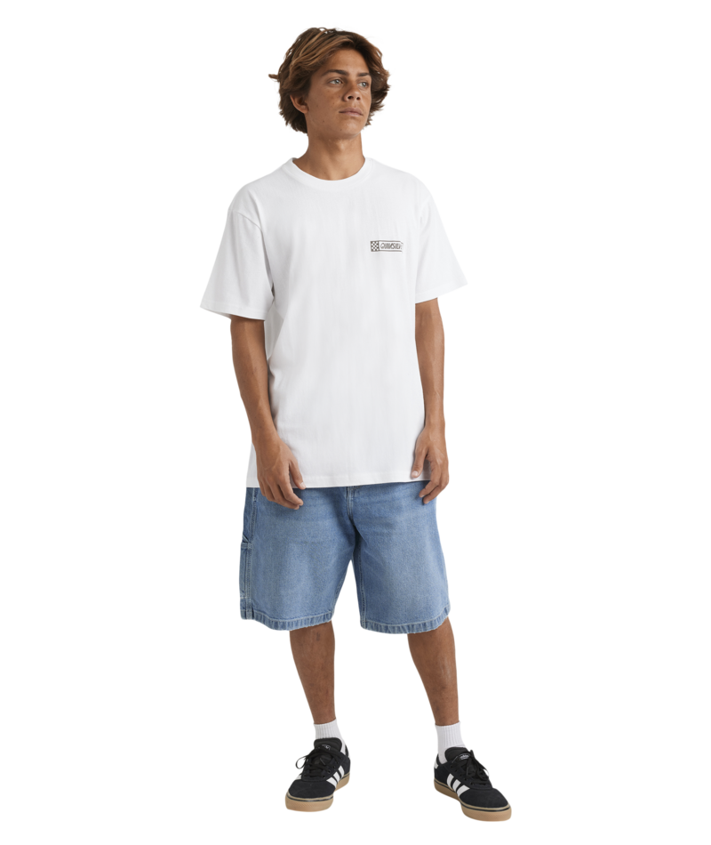 Quiksilver Down The Line Ss in WHITE