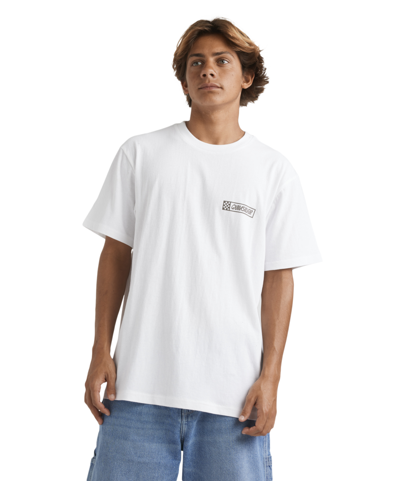 Quiksilver Down The Line Ss in WHITE