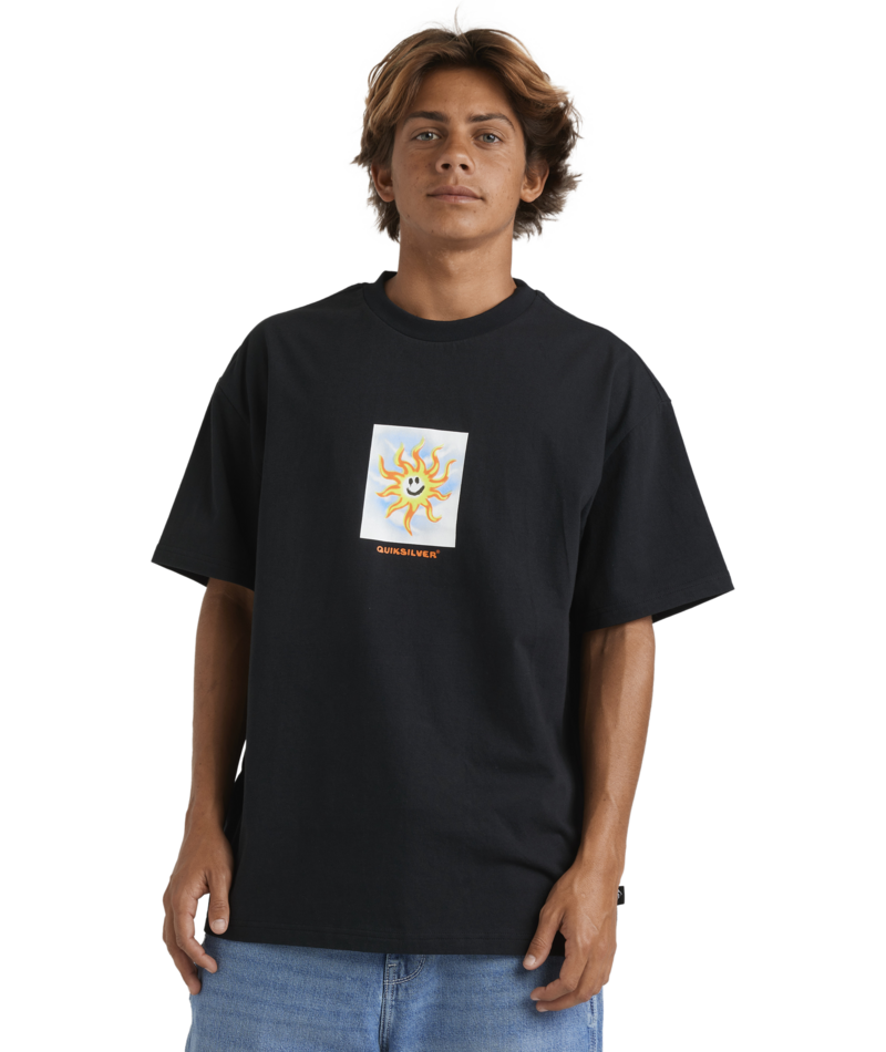 Quiksilver Burn Up Ss in BLACK