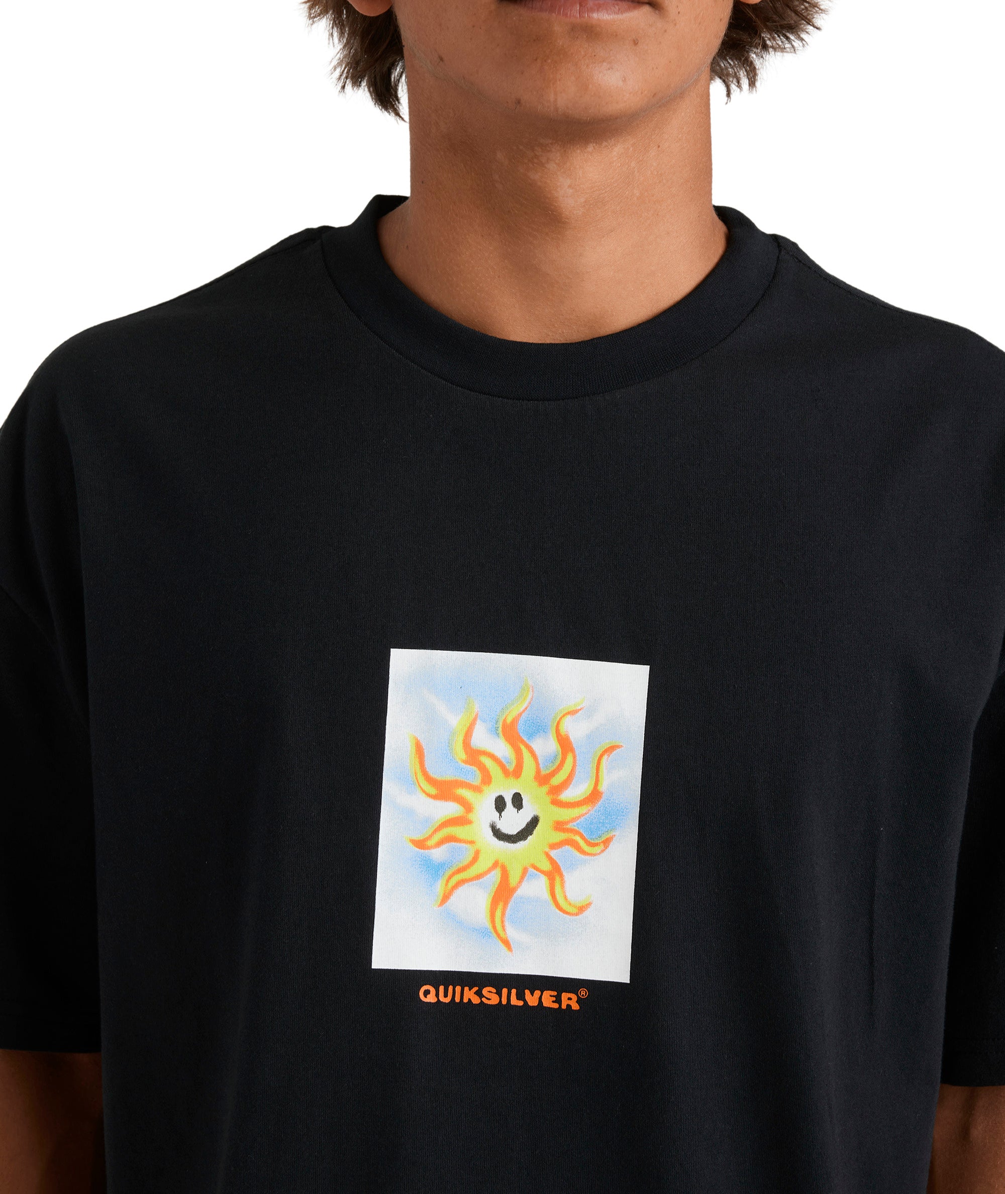 Quiksilver Burn Up Ss in BLACK
