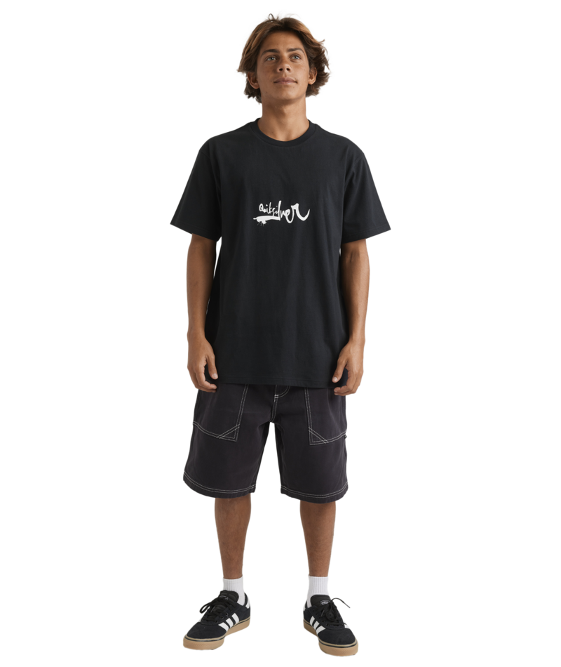 Quiksilver Qs Impaired Logo Dna in BLACK