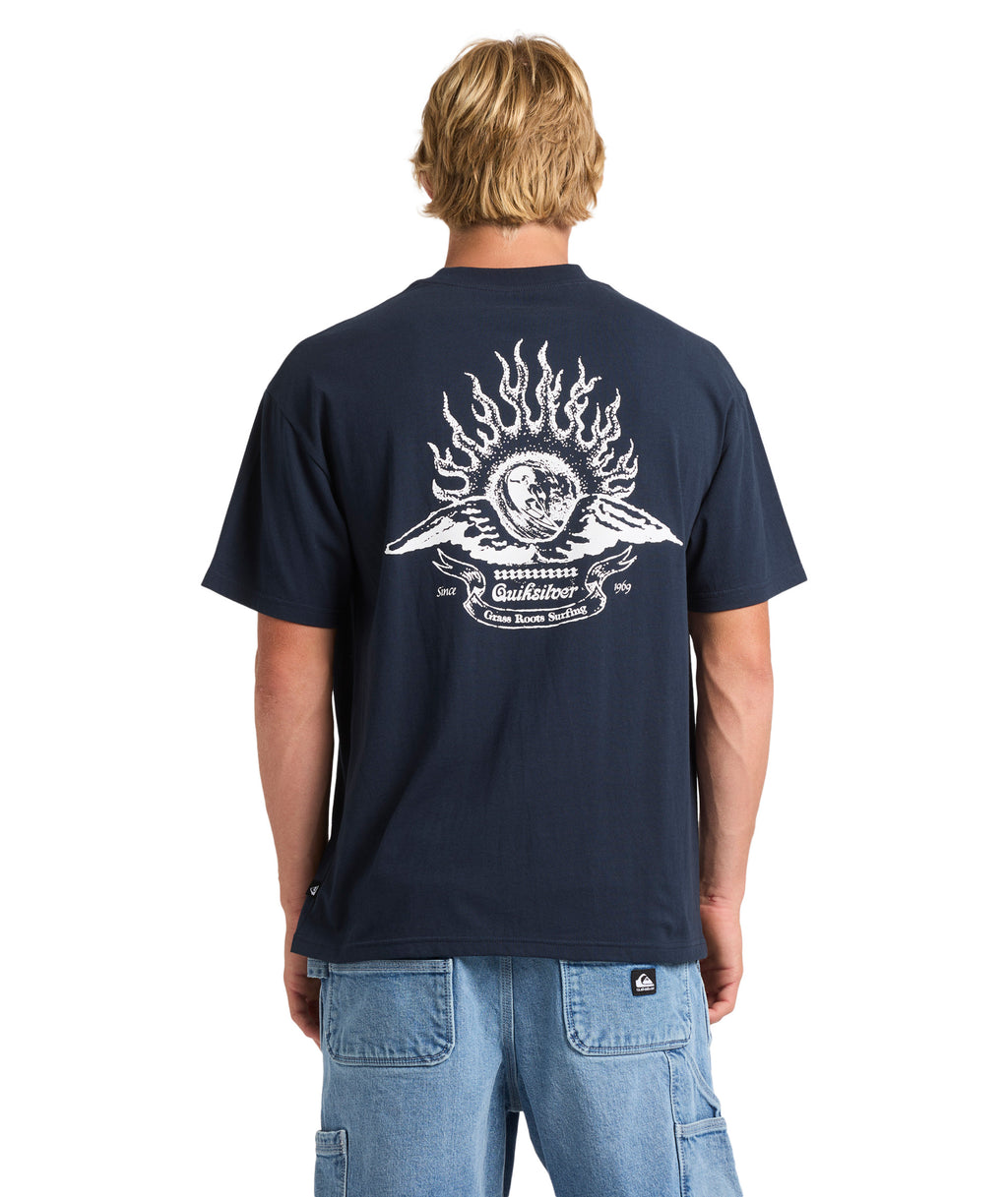 Quiksilver Interconnect Ss in DARK NAVY