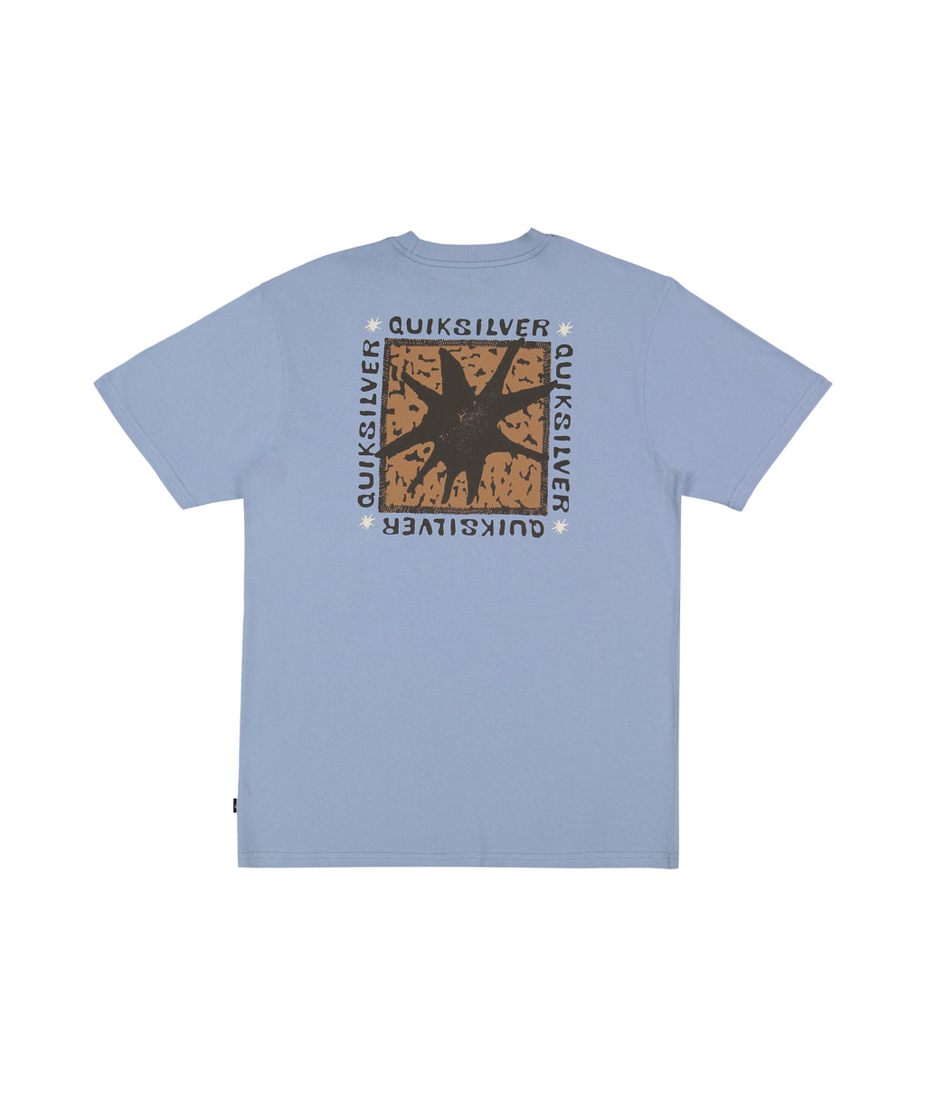 Quiksilver Base Connection Ss in ASHLEY BLUE